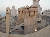 Erica On Roof Of La Pedrera 2